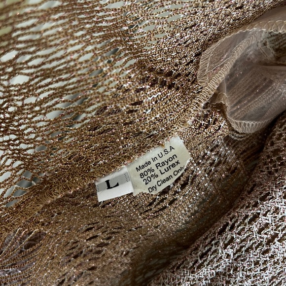 Damianou Vintage crocheted scalloped fringe sleeveless maxi dress and jacket. - Picture 4 of 4